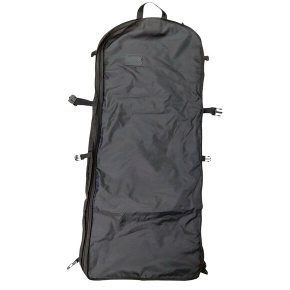 WallyBags Tri-Fold Garment Bag Shoulder Strap Multiple Accessory Pockets Black - Picture 2 of 16